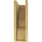 Ekena Millwork 6"W x 12"D x 18"H Classic Ridgewood Rough Cedar Woodgrain TimberThane Corbel, Primed Tan CORUR06X12X18RIDRCPR - alternate 4